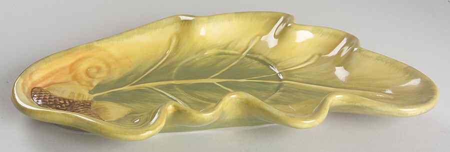 Plymouth Acorn & Leaf Candleholder by Pfaltzgraff-1