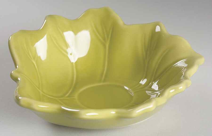 Plymouth Leaf 1 Tea Light Holder by Pfaltzgraff-1