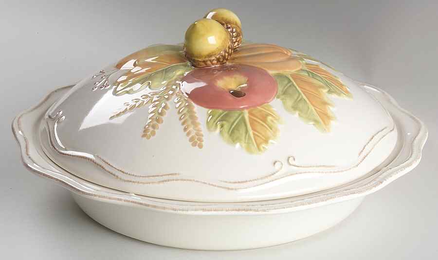Plymouth Pie Plate Safe with Ceramic Lid by Pfaltzgraff-1
