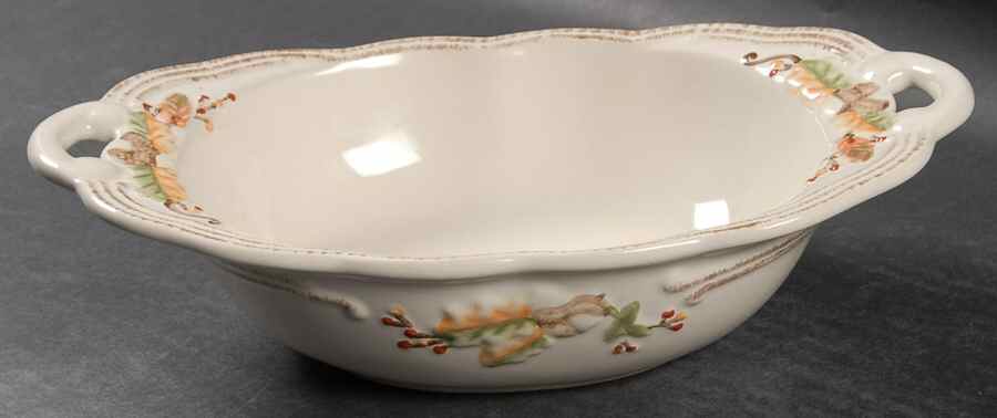 Plymouth 9" Nesting Handled Oval  Serving Bowl by Pfaltzgraff-1