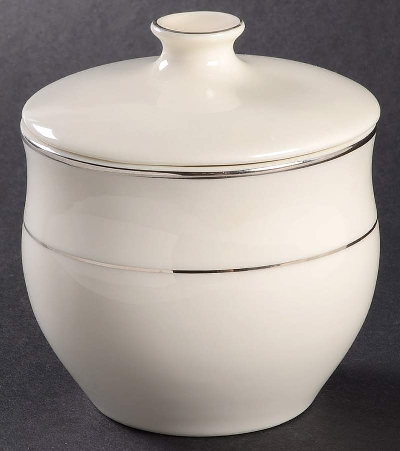 Tambour Sugar Bowl & Lid by Nancy Prentiss-1