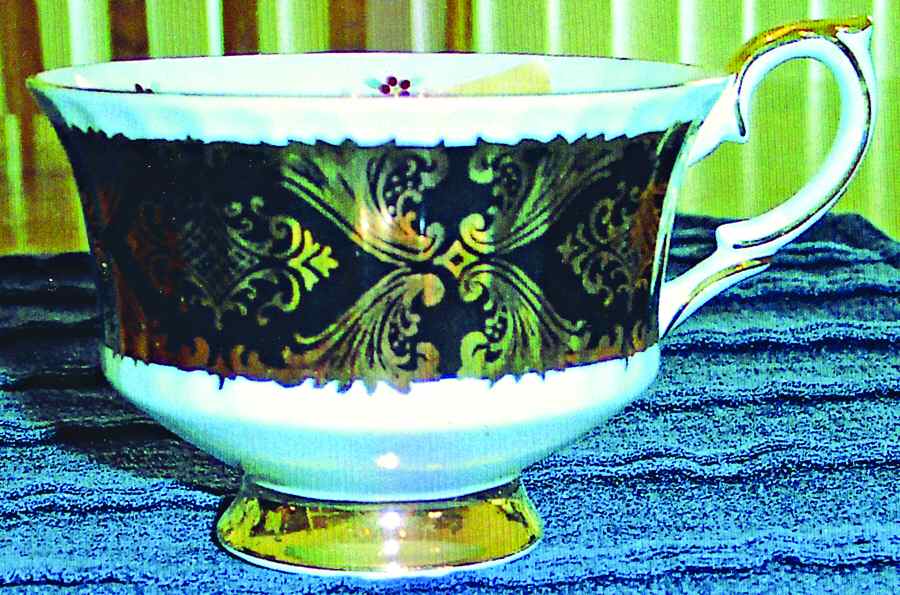 Pembroke Cobalt Blue Footed Cup by Paragon-1