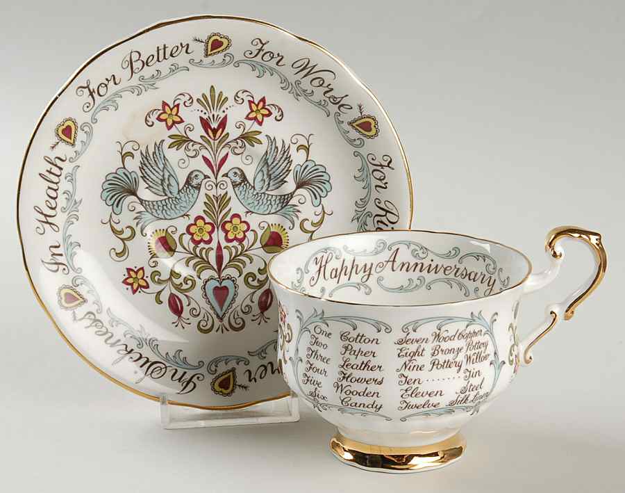 PAR128 Footed Cup & Saucer Set by Paragon-1