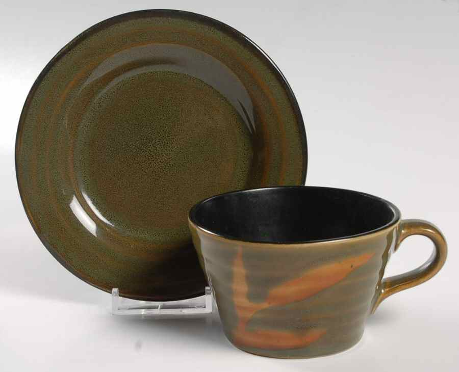 Dakara Flat Cup & Saucer Set by Pier 1-1