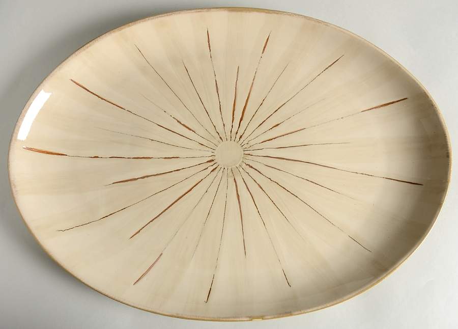 Sanctuary 19" Oval Serving Platter by Pier 1-1