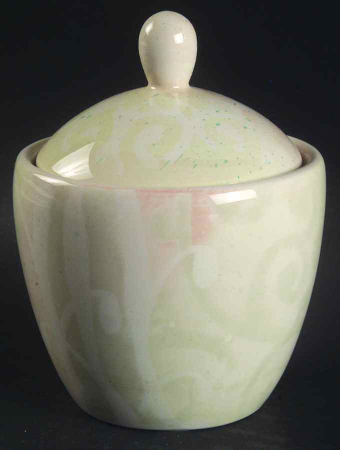 Blush Accents Sugar Bowl & Lid by Pfaltzgraff-1