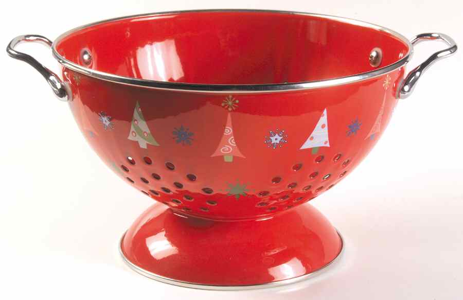 Taffy Candy 3 Quart Metal Colander by Pfaltzgraff-1