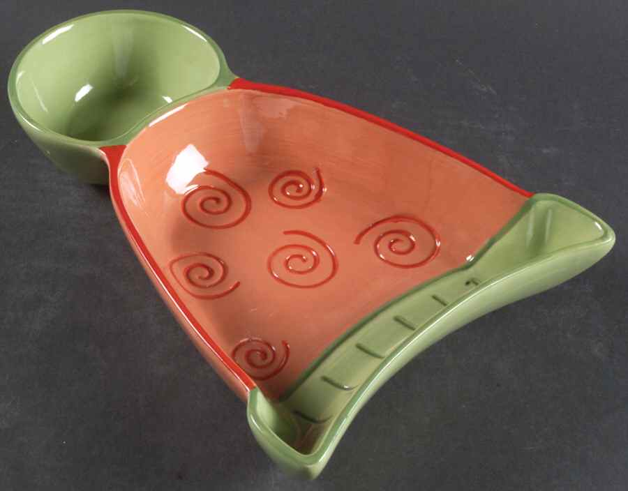 Taffy Candy 1 Piece Chip & Dip by Pfaltzgraff-1