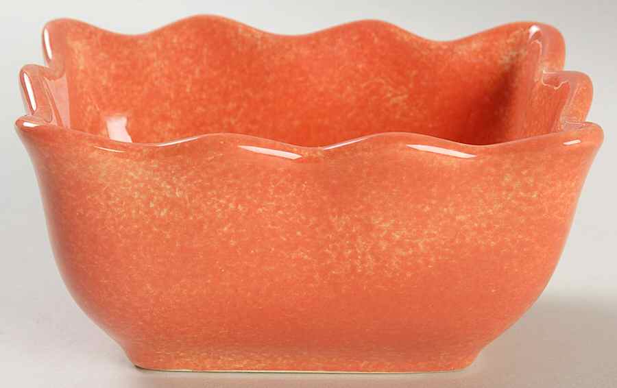 Napoli Orange Dessert Bowl by Pfaltzgraff-1