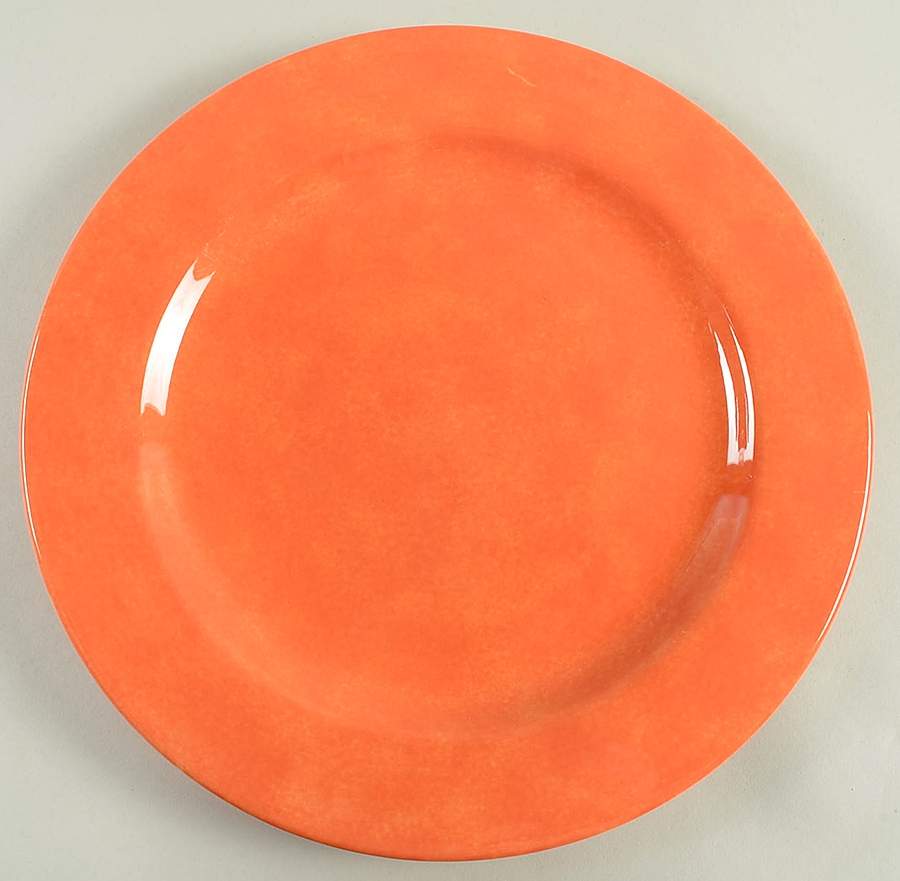 Napoli Orange Dinner Plate by Pfaltzgraff-1