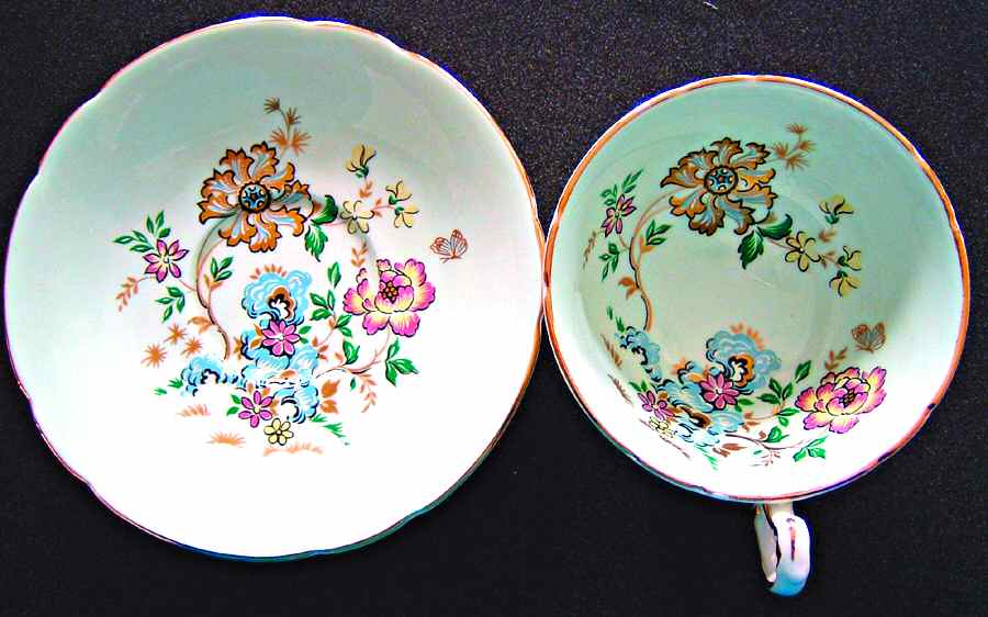 S503 Footed Cup & Saucer Set by Paragon-1
