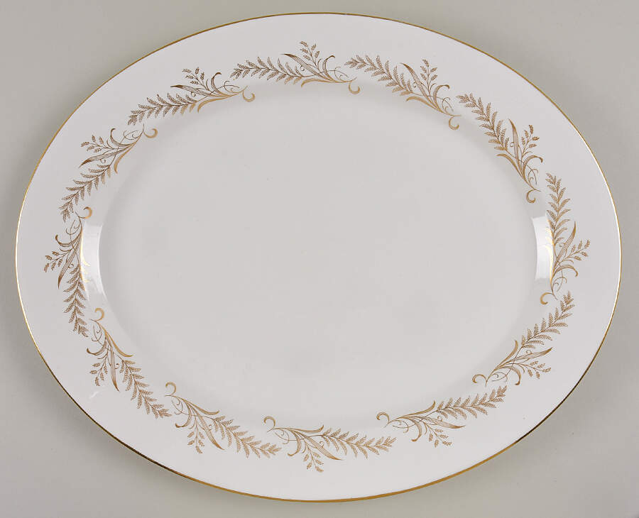 Golden Glade 16" Oval Serving Platter by Paragon-1