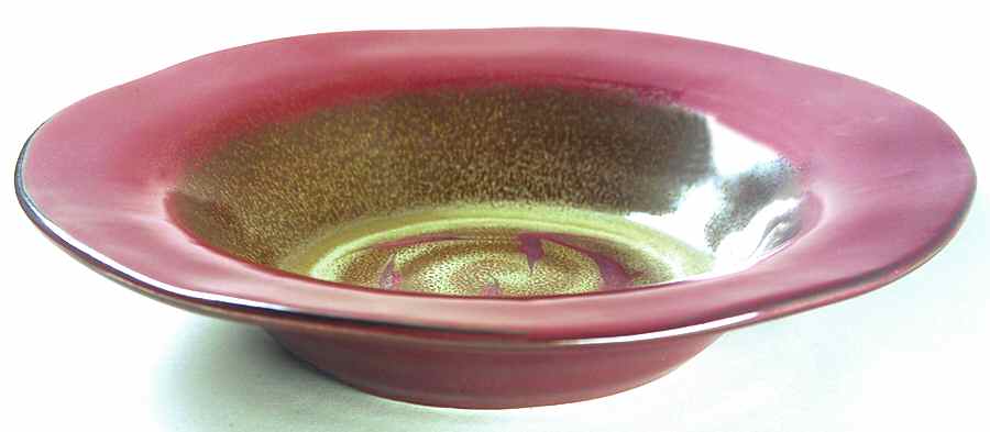 Copper Leaf Soup/Cereal Bowl by Pfaltzgraff-1