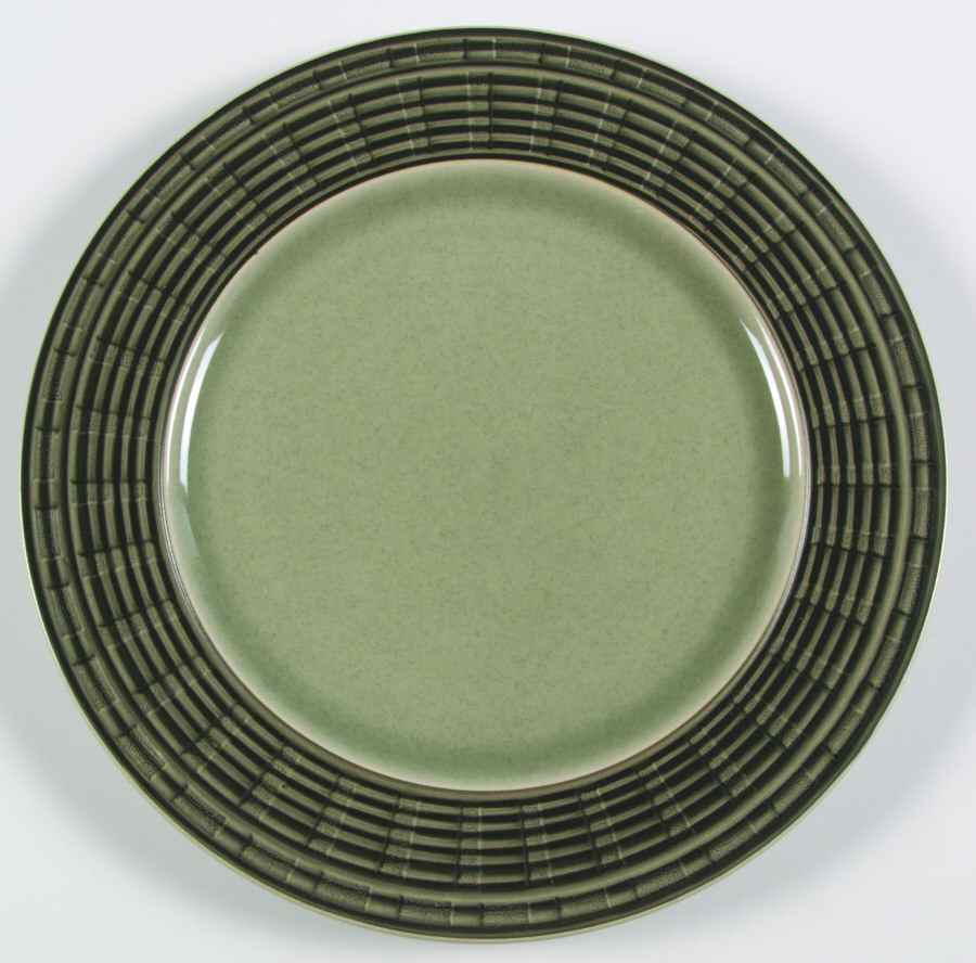 Shadowbox Jade Dinner Plate by Pfaltzgraff-1