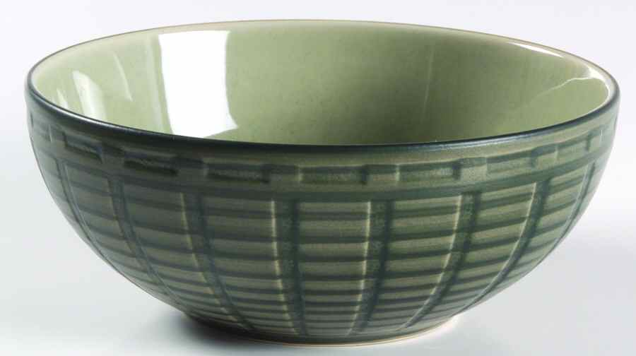 Shadowbox Jade Soup/Cereal Bowl by Pfaltzgraff-1