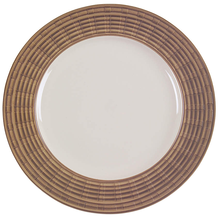 Shadowbox Latte Dinner Plate by Pfaltzgraff-1