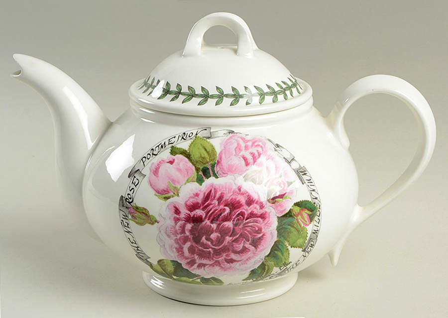 Portmeirion Rose Teapot & Lid by Portmeirion-1