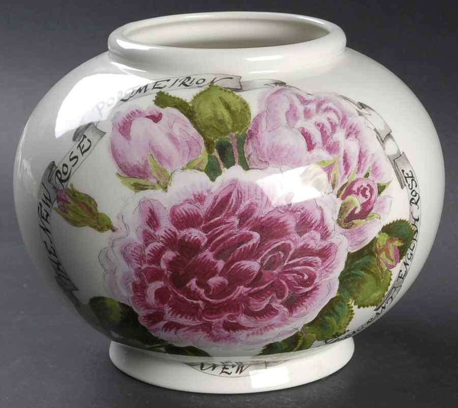 Portmeirion Rose 6" Globe Vase by Portmeirion-1