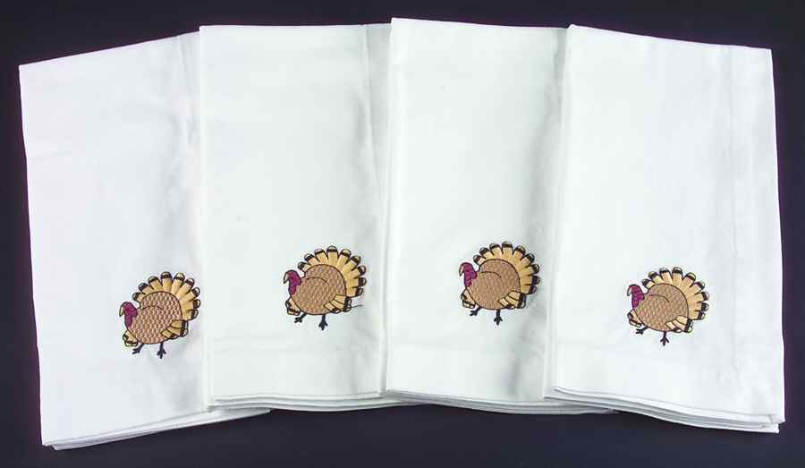 Gobble Cloth Napkin - Set of 4 by Pottery Barn China-1