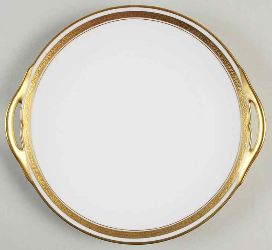 PIC115 Handled Cake Plate by Pickard-1