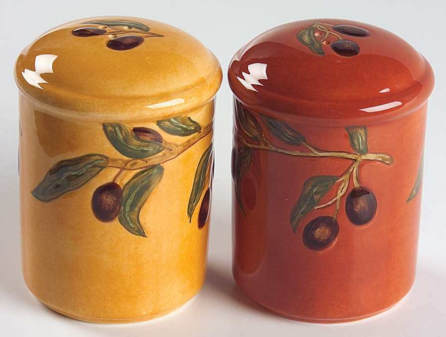 Olive Bistro Salt & Pepper Set by Portmeirion-1