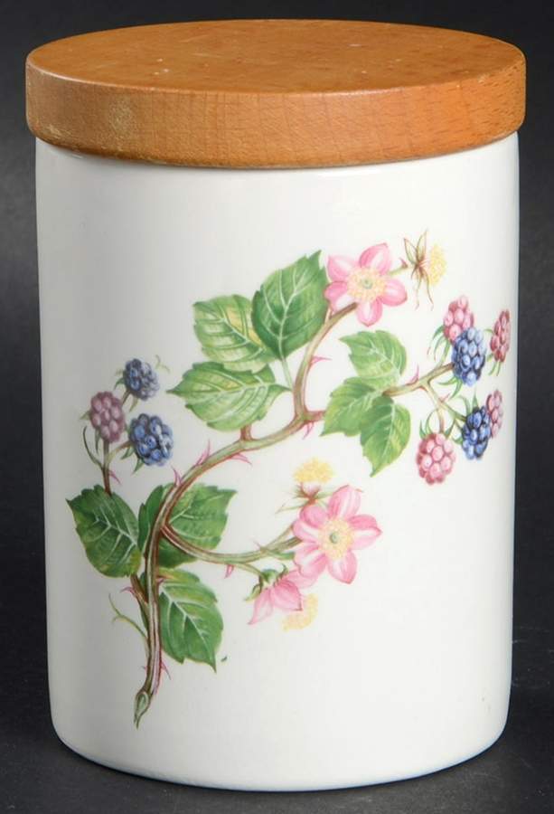Dog Rose 4" Storage Jar & Lid by Portmeirion-1