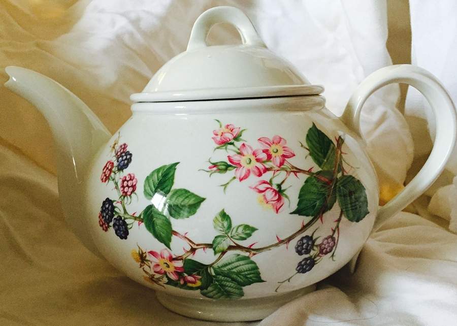 Dog Rose Teapot & Lid by Portmeirion-1