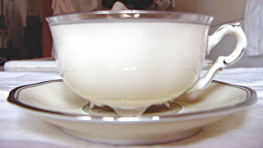 7913 Footed Cup & Saucer Set by Pirkenhammer-1