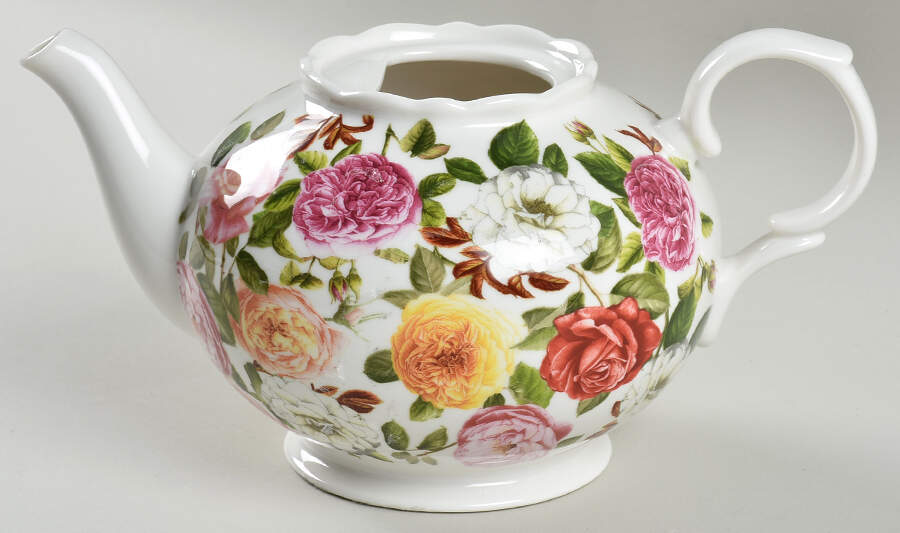 Rose Bouquet Teapot No Lid by Portmeirion-1