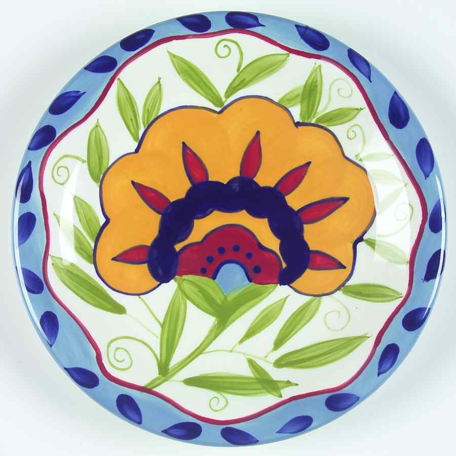 Floral (Floral Center) Salad Plate by Pier 1-1