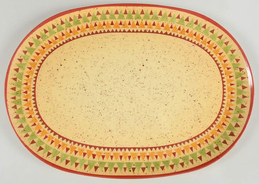 Tempe Large Oval Melamine Platter by Pfaltzgraff-1