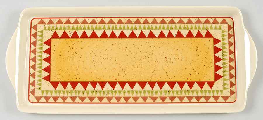 Tempe 15" Melamine Sandwich Tray by Pfaltzgraff-1