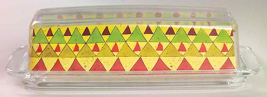 Tempe Glassware 1/4 Lb Butter by Pfaltzgraff-1