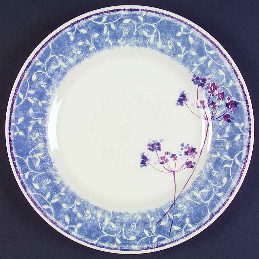 Blueberry Spray Dinner Plate by Pier 1-1