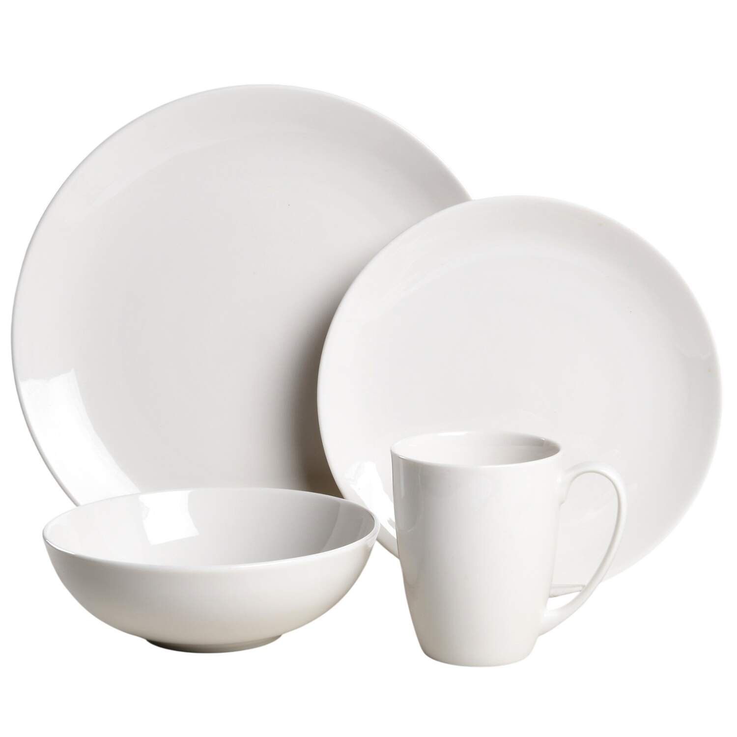 New Essentials Coupe 4 Piece Place Setting by Pier 1-1