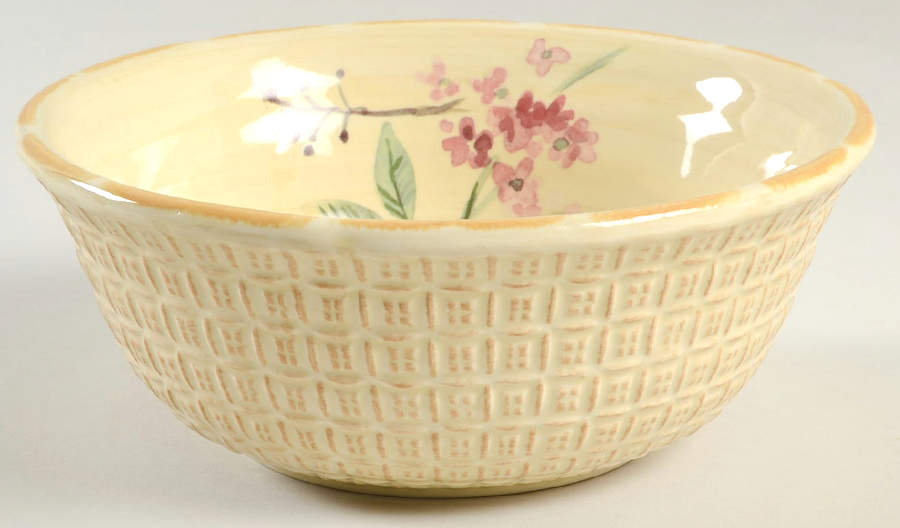 Silk Rose Soup/Cereal Bowl by Pfaltzgraff-1