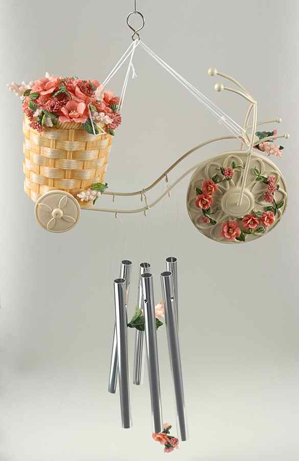 Silk Rose Wind Chime by Pfaltzgraff-1