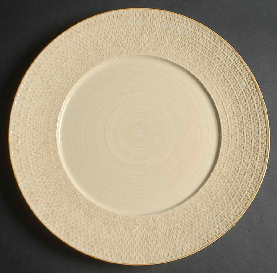 Silk Rose Service Plate (Charger) by Pfaltzgraff-1