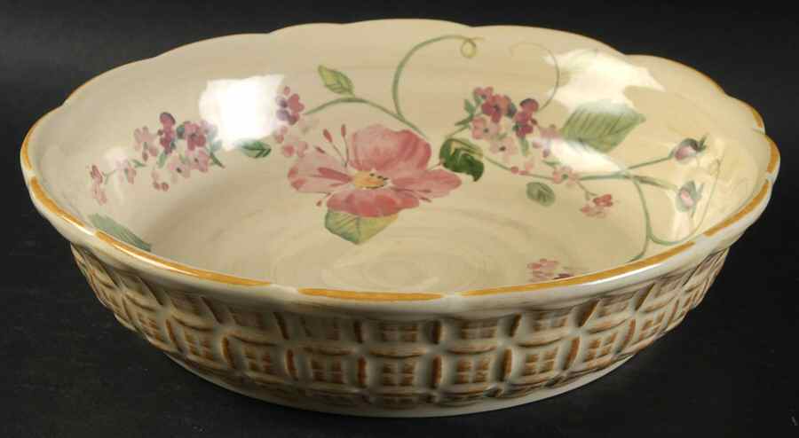 Silk Rose 8" Individual Pasta Bowl by Pfaltzgraff-1