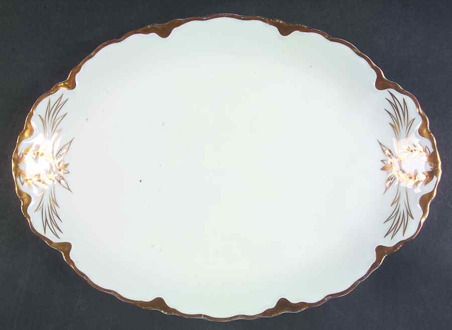 PLE3 13" Oval Serving Platter by Peerless (Bavaria)-1