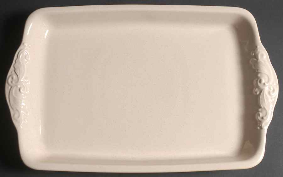 Weir in Your Kitchen Fennel 16" Rectangular Serving Platter by Pfaltzgraff-1