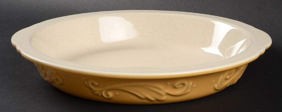 Weir in Your Kitchen Fennel 10" Pie Baking Plate by Pfaltzgraff-1