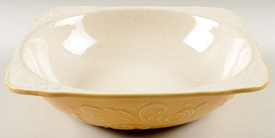 Weir in Your Kitchen Fennel 12" Square Serving Bowl by Pfaltzgraff-1