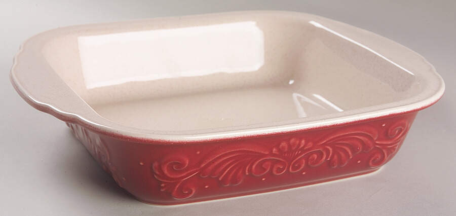 Weir in Your Kitchen Cayenne 11" Square Baker by Pfaltzgraff-1