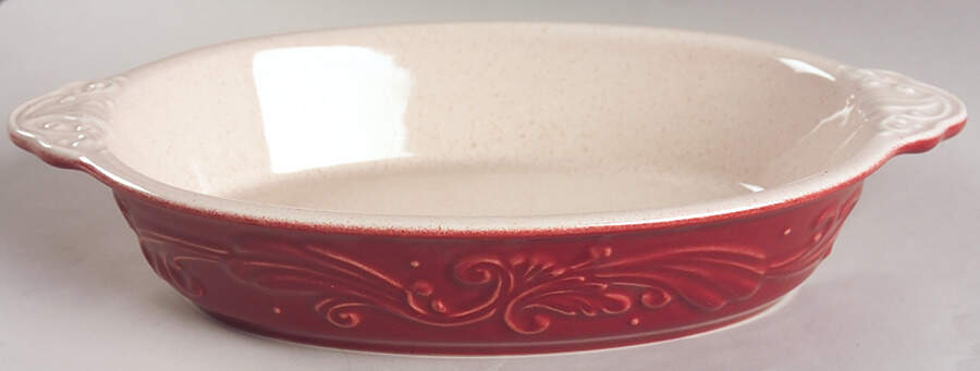 Weir in Your Kitchen Cayenne 11" Oval Baker by Pfaltzgraff-1