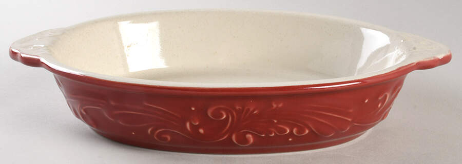 Weir in Your Kitchen Cayenne 11" Oval Baker by Pfaltzgraff-1