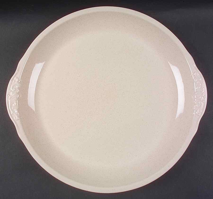 Weir in Your Kitchen Cayenne 15" Deep Round Platter by Pfaltzgraff-1