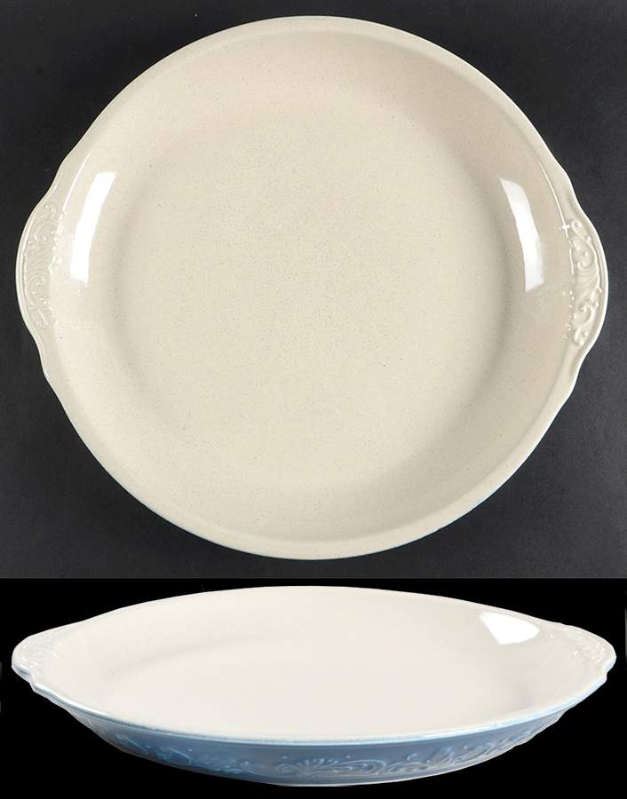 Weir in Your Kitchen Chicory 15" Deep Round Platter by Pfaltzgraff-1