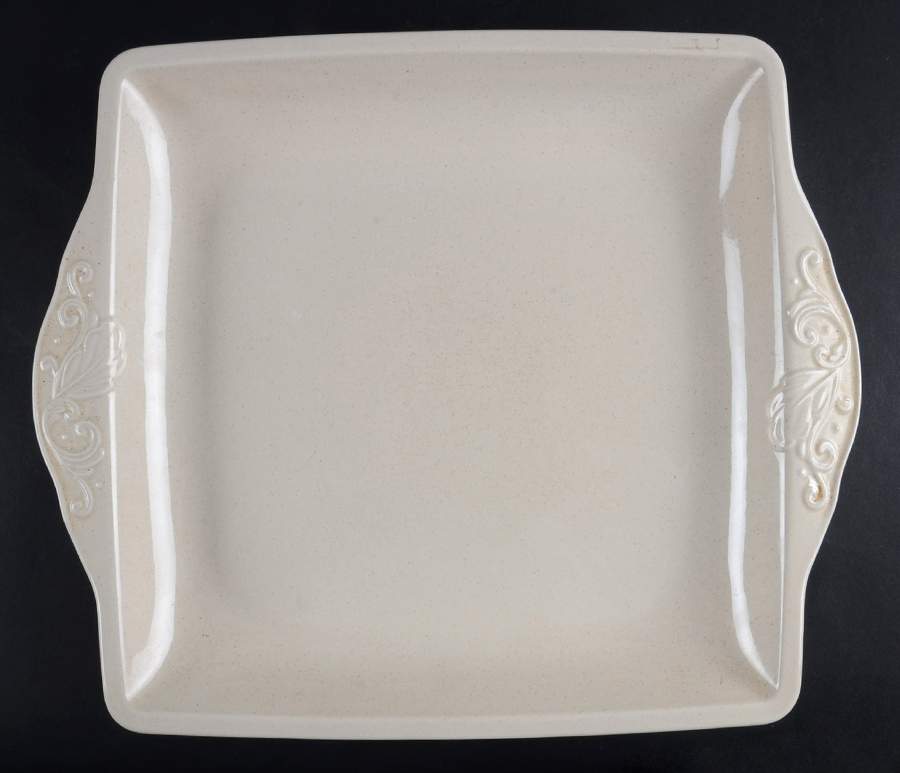 Weir in Your Kitchen Ginger 15" Square Serving Platter by Pfaltzgraff-1