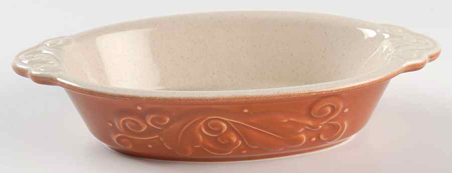 Weir in Your Kitchen Ginger 9" Oval Baker by Pfaltzgraff-1